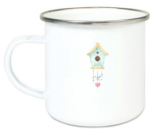 ♥ Tasse Emailletasse Best Friends, Beste Freunde, Name, Wunschname, Dankeschön, Abschied, Jubiläum, Geschenk, Becher von Lüttentüddel
